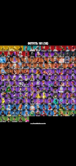 حساب Fortnite من 2018 +160 سكن + فيبوكس اكتب سعرك خاص