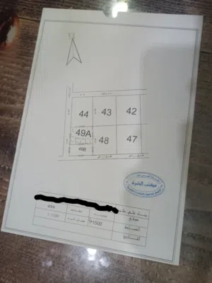 قطعه لي البيع في النواقيه شارع بودريسه شارع الزيتونه