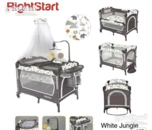 (مفتوح من الكارتون فقط )سرير أطفال ماركة Rightstar  75،000 سرير أطفال سرير اطفال ماركة Rightstar