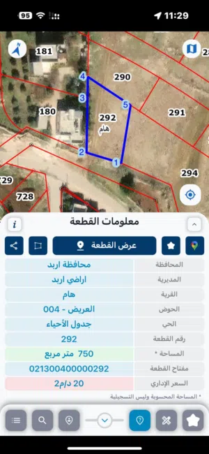 Residential Land for Sale in Irbid Ham