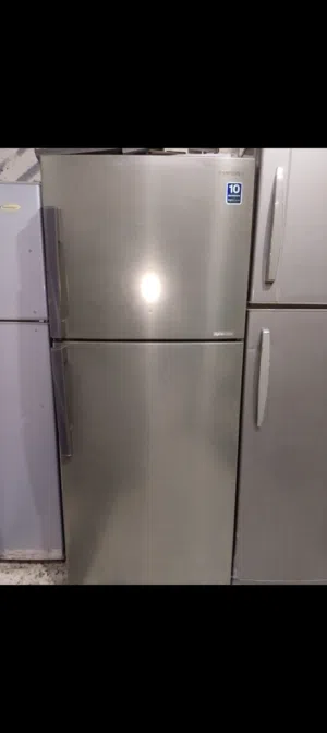 ثلاجه نوع سامسونج 22 قدم ستنالس ستيل توفير طاقه انفيرتر نظام هوا اكسسوارات كامله