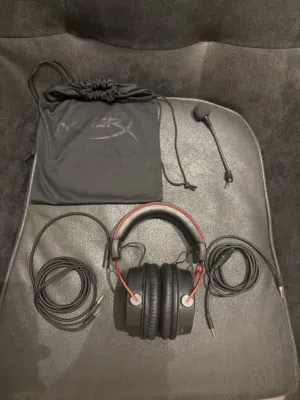 Hyper x cloud alpha gaming headset.