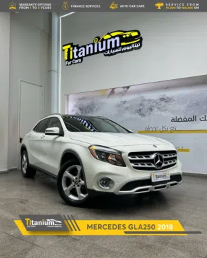 مرسيدس GLA250 موديل 2018 مع ضمان 3 سنوات