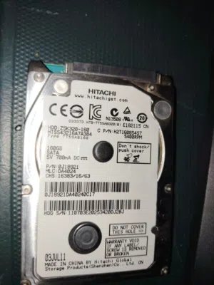 للبيع هاردسك لابتوب داخلي Hitachi سعة 160GB بحالة ممتازة (SATA)