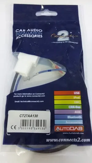 Toyota Factory Antenna to aftermarket radio Cable Adapter @ 1