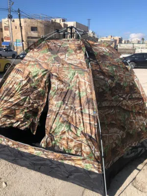 خيمة رحلات سفاري توماتيك جيشي بتوسع عشر اشخاص مقاس 3.20 متر ارتفاع 1.80 جديده