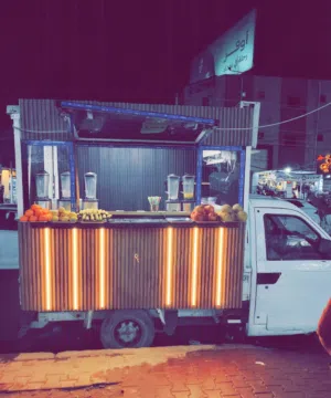سياره كشك عصير للايجار او البيع
