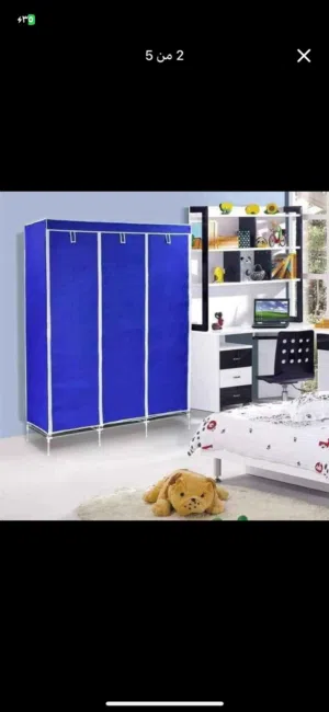 توفرت من جديد خزانة ملابس قماش سهلة الاستخدام و التركيب ارتفاع 175 اكبر مقاس