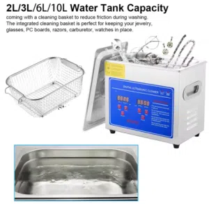 10 liter ultrasonic  for cleaning electrical  and removing rust  لتنظيف اجهزه و إزاله صدى