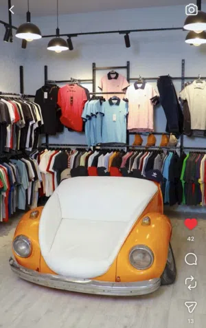 ديكور محل البسه رجالي كامل للبيع