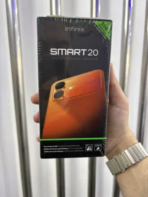 Infinix SMART 20 256GB RAM 4GB شاشة 120Hz بطارية 5200mAh مقاوم للماء والغبار IP64 كفالة رسمية