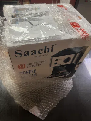 Saachi Espresso Coffee Maker - r. Bar High Pressure (Black)