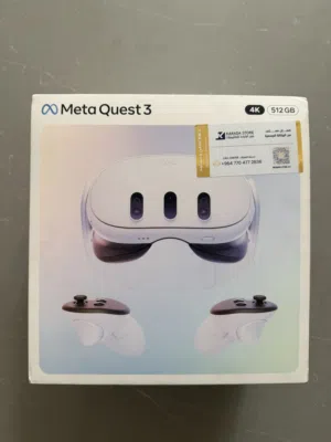 نظارة meta quest 3 بحجم 512 غيغا بايت