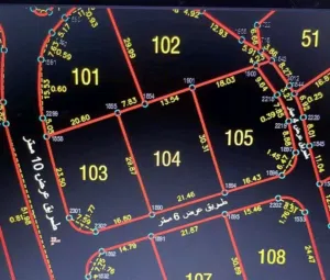 قطعة ارض مربعة الشكل في قوصين