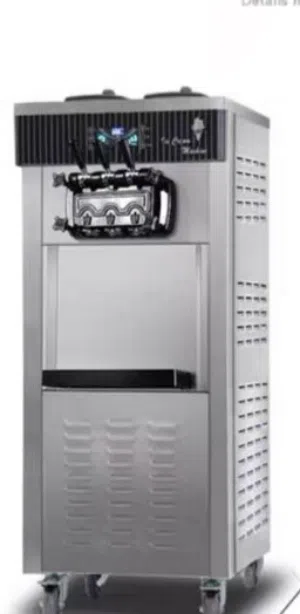 مكينة آيس كريم جديده جودة عالية في الايس كريم كمبروسر كبير  قوي جدا 2200 واط