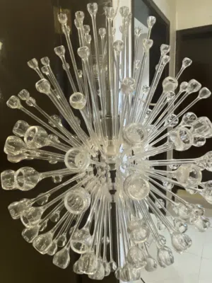 chandelier with light bulb