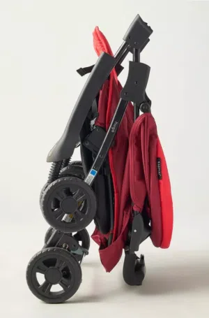 Juniors' Stroller with Push Button Folding System, Metal Frame and Canopy