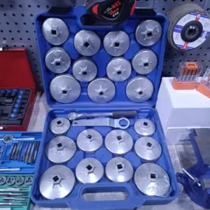 طقم فك فلاتر زيت "كاسات" شامل لجميع أنواع السيارات - الحل الاحترافي للمشاحم!