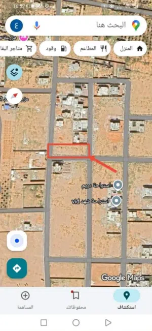 قطعة ارض للبيع في الهواري حي السنغافورة 1000 متر ع 3 شوارع الاوراق شهادة عقارية