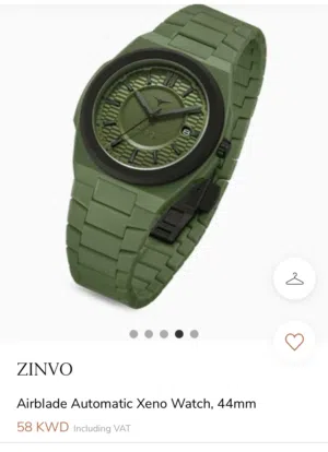 للبيع ساعة امريكية ZINVO جديدة