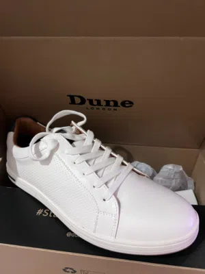 Dune London بوت ابيض اصلي من