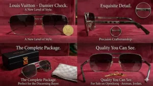 نظارة لويس فيتون (Louis Vuitton) أصلية - بحالة ممتازة