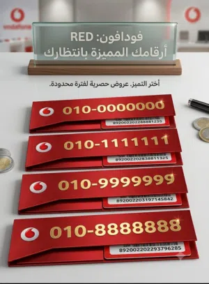 Vodafone VIP mobile numbers in Cairo