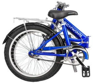 Schwinn 20-Inch Hinge Folding Bike, Blue to Fit In Trunks Of The Cars