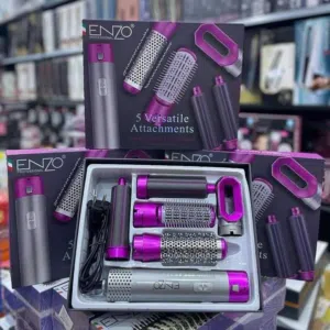 فرشاة حرارية من ماركة ENZO بكج 4 في 1