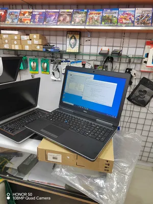 Dell precision 7520 core i7 HQ 6 generation Ram 16 2 Hard ssd Nvidia 4g ديل بروزيشن جيل سابع حالة زي