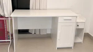 Bedroom set (bed, study desk, lamp, sidetable)
