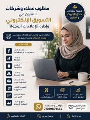 لزيادة المبيعات خبيرة تسويق الكترونى