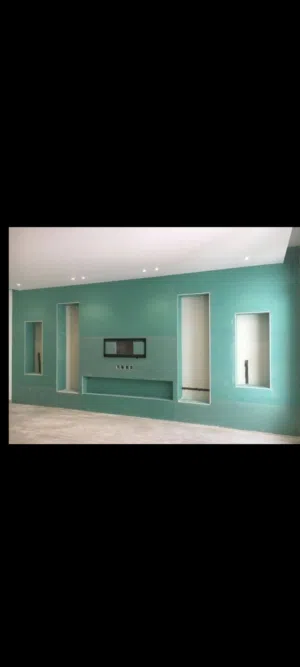 دیکورات الجبسات الجبسم بورد سیمنٹ بورد سقف مستار شیبورد بدیل خشب بدیل رخام