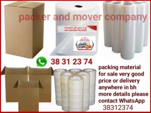 packing material supply All over Bahrain furniture shift and pack as well