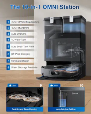 تخفيض على واحدة من افضل المكانس الروبوتية deebot t30c  ضمان سنة