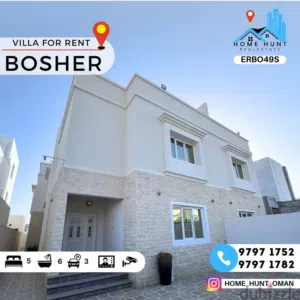 BOSHER HEIGHTS  SPACIOUS 4+1 BR VILLA FOR RENT