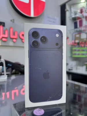 iPhone 17 Pro Max (256) GB blue Esim ايفون 17 برو ماكس جديد مسكر بالكرتونة لون ازرق متوفر بسعر جيدد