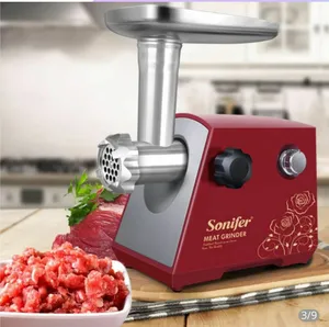 Sonifer meat grinder sf-5002 مفرمة اللحمة من سونفير SONIFER بقوة 1200W شفرة فولاذية 3 اقراص