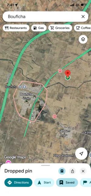 Lot Terrain de 8471 m2 , أراضي قابلة للسكن (سبغة فلاحية بمنطقة بوفيشة فرصة استثمار بسعر معقول