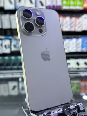 ايفون 15 برو مستعمل بحالة ممتازة كفالة خطية من المحل 30 يوم iPhone 15 Pro 256 GB — battery 88% —LIMA