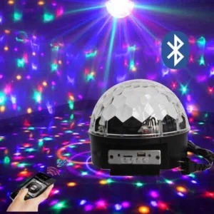 سماعة بلوتوث مع اضاءة (ديسكو) MP3 LED MGIC BALL LIGHT