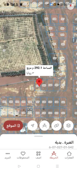 للبيع ارض سكنيه بديه / الغبره