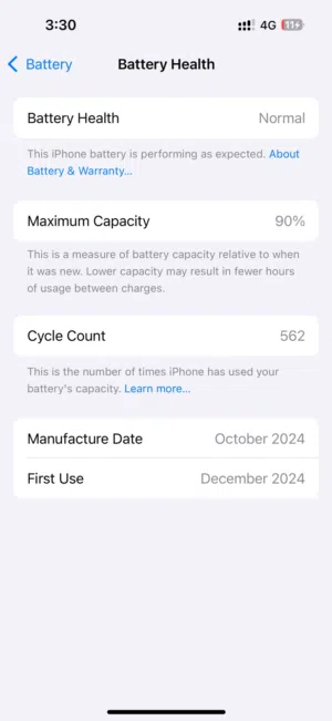 جهاز ايفون 16 عادي بحالة ممتازة استعمال شخص واحد بسعر مناسب جدا