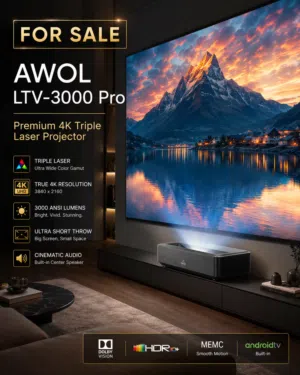 AWOL LTV-3000 Pro 4K UST Projector - ***Enjoy World Cup in Big Screen***