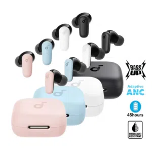 سماعات Anker R50i NC earbuds بافضل جودة صوت بسعر مغري لجميع التلفونات وكفالة سنة