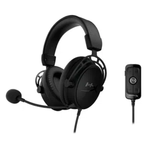 سماعة العاب هايبر اكس الفا اس الوصف مهم !نظيفه جدا واستخدام بسيط جدا HYPERX ALPHA S GAMING HEADSET