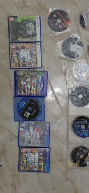 دسكات بلايستيشن ps5 ps4 ps3 للبيع فقط