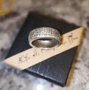 خاتم فضة ايطالي