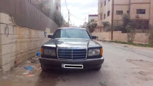 مرسيدس بنز 300se موديل 1987  للبيع