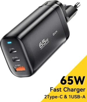 شاحن ESSAGER 65 WATT + وصلة ESSAGER 100WATT